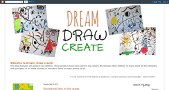 Desktop Screenshot of dreamdrawcreate.com