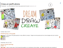 Tablet Screenshot of dreamdrawcreate.com
